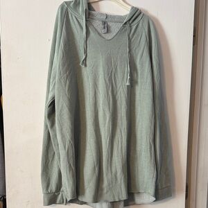 Women's Green Hoodie Sweatshirt